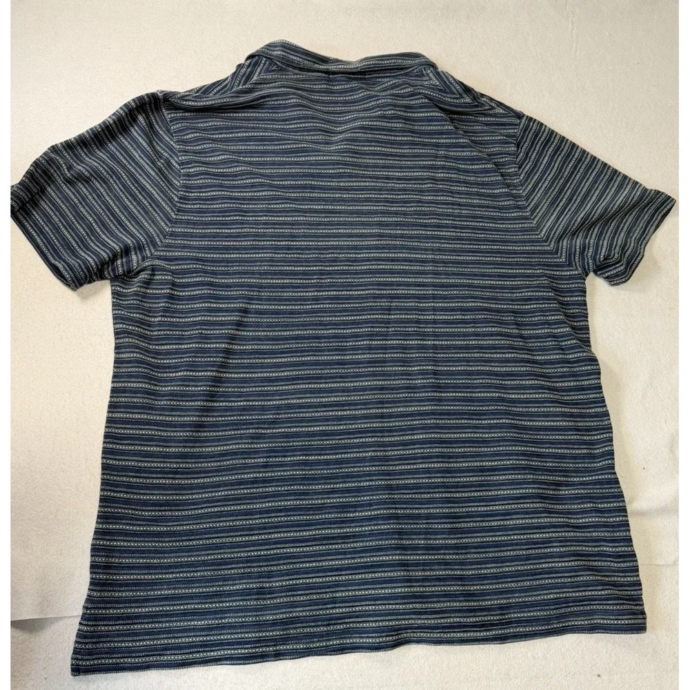 Polo Ralph Lauren Pullover Knit Short Sleeve Polo Striped Men 2XL Soft Stretch